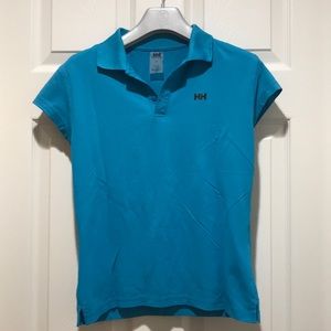 LIKE NEW HELLY HANSEN BRIGHT BLUE POLO SZ SMALL!
